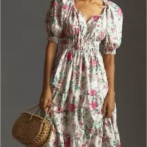 Somerset floral maxi dress from Anthropologie.